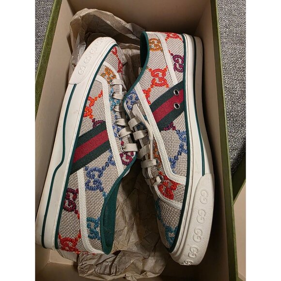 Gucci Tennis 1977 Psychedelic GG Multicolor Men’s Sneakers Size 7G main image 10